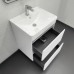 Тумба Comforty Валдай 60Н Белый/матовый с раковиной Comforty 4460 напольная 00-00020673CF
