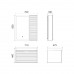 Тумба Comforty Танжер 70П Белый матовый, с раковиной Comforty 4470 00-00019565CF