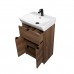 Тумба Comforty Руза 50 Дуб темно-коричневый, с раковиной Comforty 9055RA-50 00-00022023CF