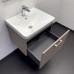 Тумба Comforty Ангара 60П дуб латте с раковиной 4460 00-00021034CF