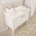 Тумба Comforty Павия 100 Белый глянец с раковиной Comforty 3310 напольная 00-00017943CF