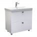 Тумба Comforty Истра 80Н Ясень белёный с раковиной Comforty CF19595BX-80 напольная 00-00022363CF