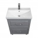 Тумба Comforty Бросно 60Н2 Альпийский иней с раковиной Comforty CF19696BX-60 напольная 00-00021588CF