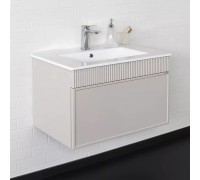 Тумба Comforty Мадрид 70 Серый шёлк с раковиной Comforty 70E 00-00020643CF