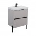 Тумба Comforty Селенга 60 Серый шелк, с раковиной Comforty CF19696BX-60 подвесная 00-00021980CF