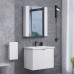 Тумба Comforty Лима 70П Белый/матовый с раковиной Como 70 подвесная 00-00001284CF