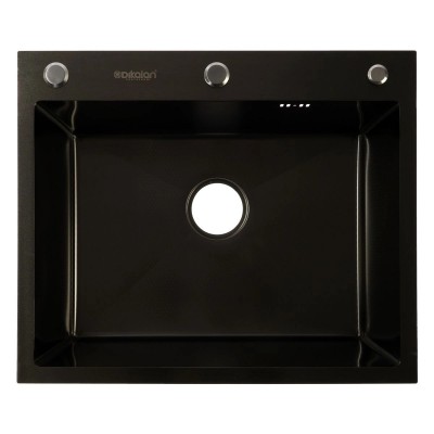 Мойка кухонная Dikalan 60х50 графит KN605008