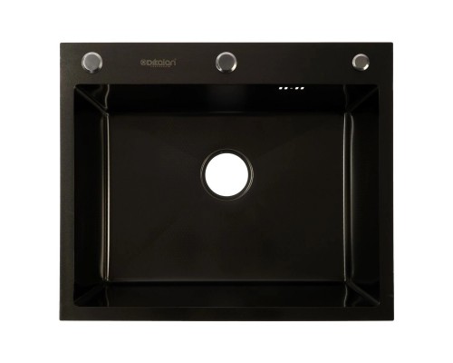 Мойка кухонная Dikalan 60х50 графит KN605008