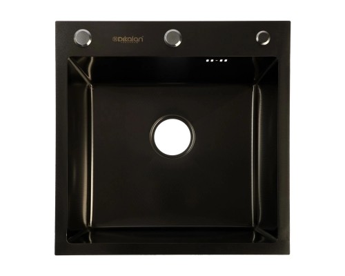 Мойка кухонная Dikalan 50х50 графит KN505008