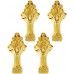 Ножки каменные для ванны Эстет Скарлетт ФР-00001315 золото