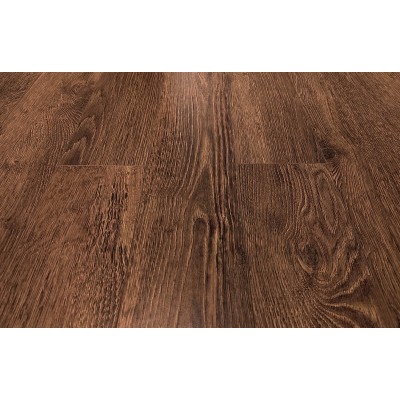 Ламинат Floor Fort Дуб Онтарио 1220х130х10 мм 33 класс, фаска 4-х сторонняя, темно-коричневый 19009-18