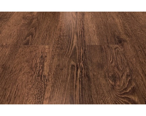 Ламинат Floor Fort Дуб Онтарио 1220х130х10 мм 33 класс, фаска 4-х сторонняя, темно-коричневый 19009-18
