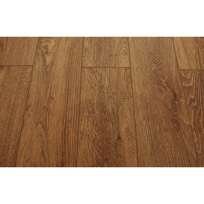 Ламинат Floor Fort Дуб Торонто 1220х130х10 мм 33 класс, фаска 4-х сторонняя, янтарный 19009-4