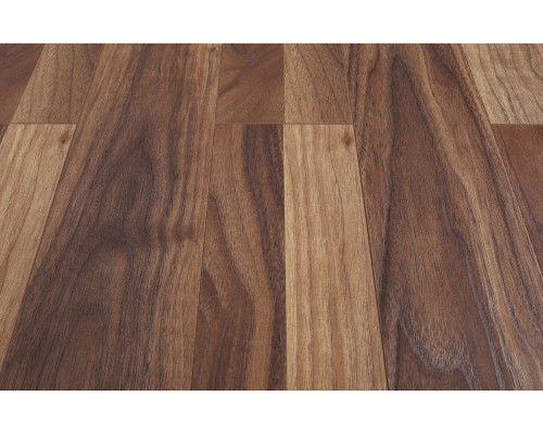 Ламинат Floor Fort Орех Кембридж 1220х130х10 мм 33 класс, фаска 4-х сторонняя, коричневый 19023