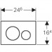 Кнопка смыва Geberit Sigma 20 115.882.JQ.1 хром матовый