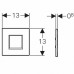 Кнопка смыва Geberit Sigma 30 HyTronic 116.037.KJ.1