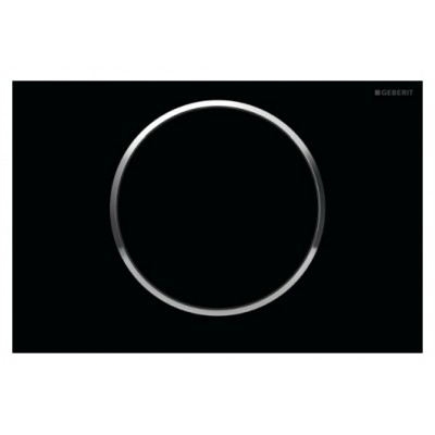 Кнопка смыва Geberit Sigma 10 115.758.KM.5 черный, хром глянец