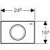 Кнопка смыва Geberit Delta 11 115.120.11.1 белый