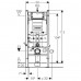 Инсталляция Geberit Duofix Sigma 12 Plattenbau 111.362.00.5