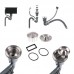 Мойка кухонная GERHANS 50х50 с сифоном, хром RK35050