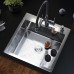 Мойка кухонная GERHANS 50х50 с сифоном, хром RK35050