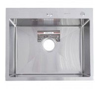 Мойка кухонная GERHANS 50х60 с сифоном, хром RK36050