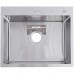 Мойка кухонная GERHANS 50х60 с сифоном, хром RK36050