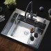 Мойка кухонная GERHANS 50х60 с сифоном, хром RK36050