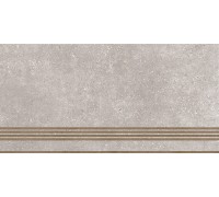 Ступень Global Tile Coral Rock 30х60 серый ST183VG