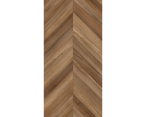 Керамогранит Global Tile Испаника 60х120 коричневый шеврон GT1206022594MCR
