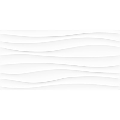 Керамогранит Global Tile Princess 40x80 белый волна GT40805853MR