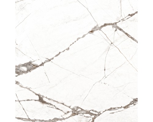 Керамогранит Global Tile Timeline 60х60 белый/полированный GT60604703PR