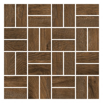 Мозаика Grasaro Italian Wood 24,5х24,5 Wenge G-253/SR/m12/245x245x10