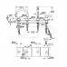 Смеситель Grohe Grandera 19936000 для ванны на 4 отверстия