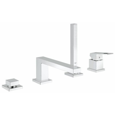 Смеситель Grohe Eurocube 19897001 для ванны с душем на 4 отверстия