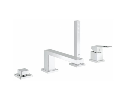 Смеситель Grohe Eurocube 19897001 для ванны с душем на 4 отверстия