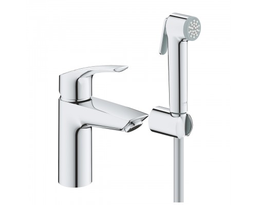 Смеситель Grohe Eurosmart 23124003 для раковины с гигиеническим душем, хром