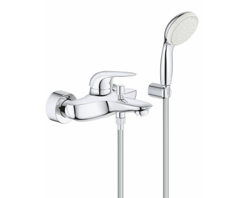 Смеситель Grohe Eurostyle New Solid 2372930A с душевым гарнитуром для ванны