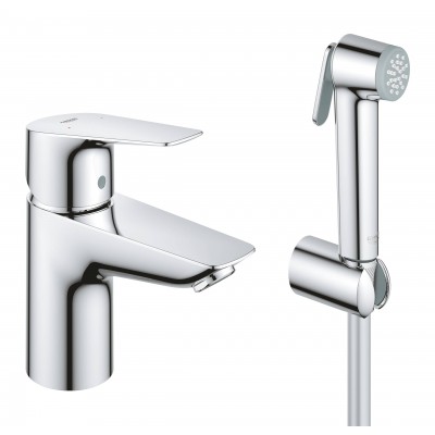 Смеситель Grohe BauEdge S-Size 23757001 для раковины, с гигиеническим душем