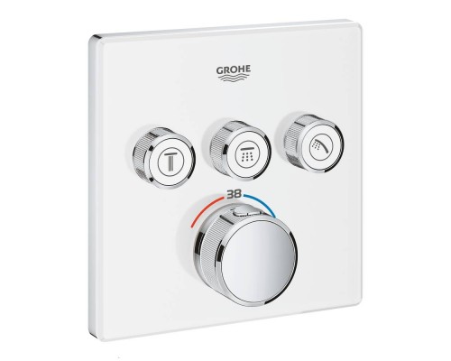 Смеситель Grohe Grohtherm SmartControl 29157LS0 для ванны и душа с термостатом, белая луна