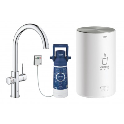 Смеситель Grohe Red Duo 30083001 для кухонной мойки, бойлер