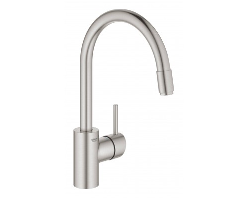 Смеситель Grohe Concetto New 32663DC3 для кухонной мойки с вытяжной лейкой