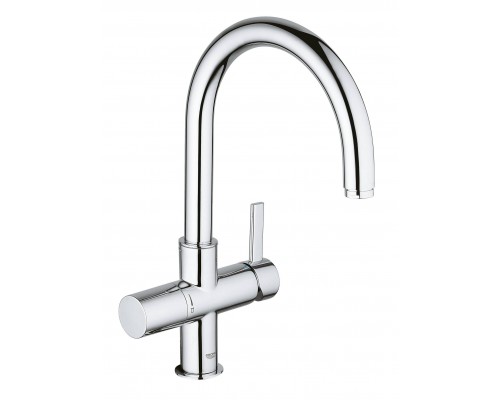 Смеситель Grohe Blue 33251000 для кухонной мойки с подключением к фильтру, хром