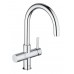 Смеситель Grohe Blue 33251000 для кухонной мойки с подключением к фильтру, хром