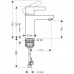 Смеситель Hansgrohe Metris S 31068000 для раковины