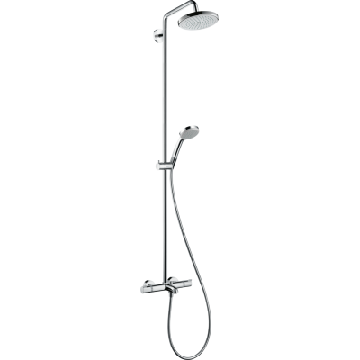 Душевая система Hansgrohe Croma 220 Showerpipe 27223000 с термостатом