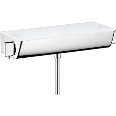 Смеситель Hansgrohe Ecostat Select 13161400 для душа с термостатом, белый/хром