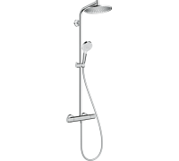 Душевая система Hansgrohe Crometta S 240 Showerpipe 27267000 с термостатом