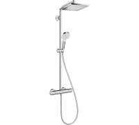 Душевая система Hansgrohe Crometta E 240 Showerpipe 27271000 с термостатом