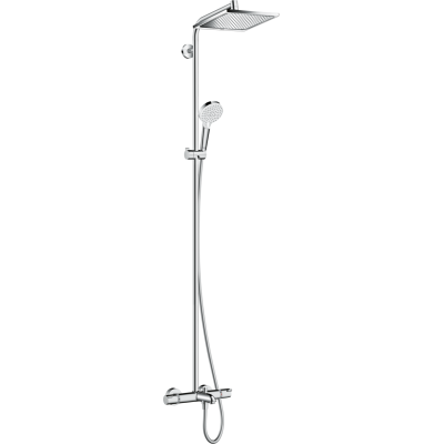 Душевая система Hansgrohe Crometta E 240 Showerpipe 27298000 с термостатом